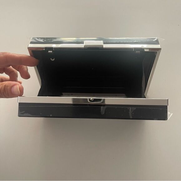 Rachel Zoe for Box of Style Clutch in Black - New in plastic - Picture 6 of 11